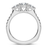 Photo of Floryn 2 1/4 ct tw. Lab Grown Diamond Round Solitaire Bridal Set 950 Platinum [BT5898PE-L080]