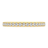 Photo of Dmitri 2 1/5 CT. T.W. Diamond Cushion Solitaire Bridal Set 14K Yellow Gold [BT5020YL]