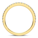 Photo of Dmitri 2 1/5 CT. T.W. Diamond Cushion Solitaire Bridal Set 14K Yellow Gold [BT5020YL]