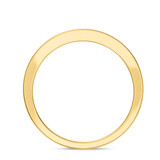 Photo of Declan 3/4 CT. T.W. Diamond Princess Cluster Bridal Set 14K Yellow Gold [BT482YL]