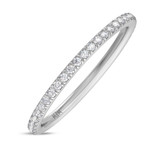 Photo of Madden 2 5/8 CT. T.W. Morganite and Diamond Matching Bridal Ring Set 14K White Gold [BT5049WL]
