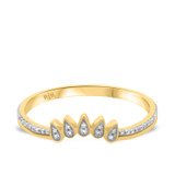 Photo of Edith 3/8 Carat T.W. Diamond Pear Cluster Bridal Set 14K Yellow Gold [BT206YL]
