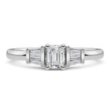 Photo of Javan 7/8 ct tw. Diamond Emerald Solitaire Engagement Ring 950 Platinum [BT5007PE-E070]