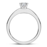 Photo of Trissa 1 ct tw. Diamond Princess Solitaire Engagement Ring 14K White Gold [BT5022WE-H095]