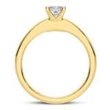 Photo of Trissa 1 ct tw. Diamond Princess Solitaire Engagement Ring 14K Yellow Gold [BT5022YE-H095]