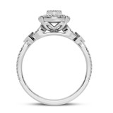 Photo of Gage 1/3 ct tw. Diamond Round Cluster Engagement Ring 14K White Gold [BT207WE-C000]