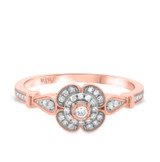Photo of Hurst 1/4 ct tw. Diamond Fancy Cluster Engagement Ring 10K Rose Gold [BT203RE-C000]