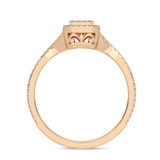 Photo of Margot 1/2 ct tw. Diamond Fancy Cluster Engagement Ring 14K Rose Gold [BT493RE-C000]