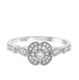 Photo of Hurst 1/4 ct tw. Diamond Fancy Cluster Engagement Ring 10K White Gold [BT203WE-C000]