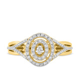 Photo of Charlie 1/2 ct tw. Diamond Oval Solitaire Engagement Ring 14K Yellow Gold [BT484YE-C000]