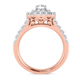 Photo of Lizzie 1 ct tw. Lab Grown Diamond Round Solitaire Engagement Ring 10K Rose Gold [BT5601RE-C000]