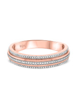 Photo of Louis 1/3 ct tw. Diamond Mens Band 10K Rose Gold [BT498RM]