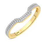 Photo of Clarie 1/5 ct tw. Diamond Ladies Band 14K Yellow Gold [BT479YL]