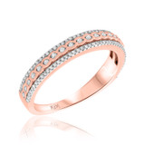 Photo of Axel 1/3 ct tw. Diamond Ladies Band 14K Rose Gold [BT499RL]