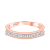 Photo of Poppy 1/3 ct tw. Diamond Mens Band 10K Rose Gold [BT494RM]