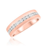 Photo of Felix 1 ct tw. Diamond Mens Band 14K Rose Gold [BT200RM]