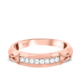 Photo of Nora 1/4 ct tw. Diamond Mens Band 14K Rose Gold [BT210RM]