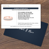 Violet 1/2 ct tw. Diamond Mens Band 14K Rose Gold