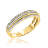 Photo of Louis 1/3 ct tw. Diamond Mens Band 10K Yellow Gold [BT498YM]