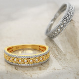 Photo of Sadie 3/4 ct tw. Diamond Mens Band 14K Rose Gold [BT477RM]