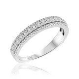 Photo of Axel 1/3 ct tw. Diamond Ladies Band 14K White Gold [BT499WL]