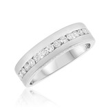 Photo of Felix 1 ct tw. Diamond Mens Band 14K White Gold [BT200WM]