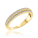 Photo of Axel 1/3 ct tw. Diamond Ladies Band 10K Yellow Gold [BT499YL]