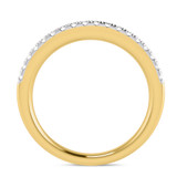 Photo of Lizzie 1/5 ct tw. Lab Grown Diamond Ladies Band 10K Yellow Gold [BT5601YL]