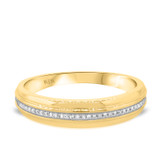 Photo of Ida 1/5 ct tw. Diamond Mens Band 10K Yellow Gold [BT204YM]