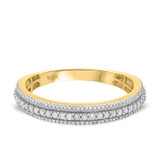 Photo of Astrid 1/2 ct tw. Diamond Mens Band 10K Yellow Gold [BT492YM]
