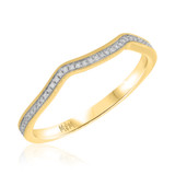 Photo of Opheila 1/10 cttw Ladies Band 10K Yellow Gold [BT475YL]