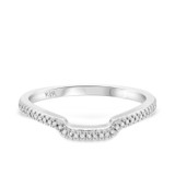 Photo of Elijah 1/8 cttw Ladies Band 10K White Gold [BT485WL]