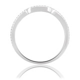 Photo of Elijah 1/8 ct tw. Diamond Ladies Band 10K White Gold [BT485WL]