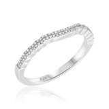 Photo of Onan 1/5 ct tw. Lab Grown Diamond Ladies Band 10K White Gold [BT5871WL]