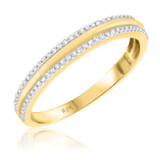 Photo of Edith 1/3 ct tw. Diamond Mens Band 14K Yellow Gold [BT206YM]
