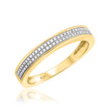 Photo of Casey 1/8 ct tw. Diamond Ladies Band 10K Yellow Gold [BT429YL]
