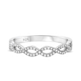 Photo of Angelina 1/5 ct tw. Diamond Ladies Band 14K White Gold [BT434WL]
