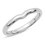 Photo of Beatrix Classic Ladies Band 14K White Gold [BT5900WL]