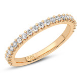 Photo of Amaya 3/4 ct tw. Lab Grown Diamond Ladies Band 14K Rose Gold [BT5881RL]