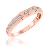 Photo of Hurst 1/10 ct tw. Diamond Mens Band 14K Rose Gold [BT203RM]