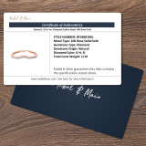 Sinead 1/10 ct tw. Diamond Ladies Band 10K Rose Gold