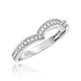 Photo of Shamir 1/4 ct tw. Diamond Ladies Band 10K White Gold [BT202WL]
