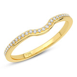 Photo of London 1/10 ct tw. Diamond Ladies Band 14K Yellow Gold [BT5035YL]