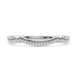 Photo of Gage 1/6 ct tw. Diamond Ladies Band 10K White Gold [BT207WL]