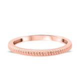Photo of Evan 0 ct tw. No Gemstone Ladies Band 14K Rose Gold [BT435RL]