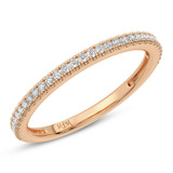 Photo of Gitta 1/4 ct tw. Lab Grown Diamond Ladies Band 14K Rose Gold [BT5882RL]