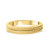 Photo of Evan Traditional Mens Wedding Band 10K Yellow Gold. [BT435YM]