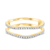 Photo of Violet 3/8 ct tw. Diamond Ladies Band 10K Yellow Gold [BT474YL]