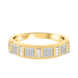 Photo of Elijah 3/8 ct tw. Diamond Mens Band 14K Yellow Gold [BT485YM]