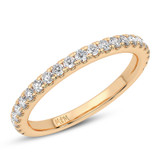 Photo of Qadir 5/8 ct tw. Lab Grown Diamond Ladies Band 14K Rose Gold [BT5873RL]